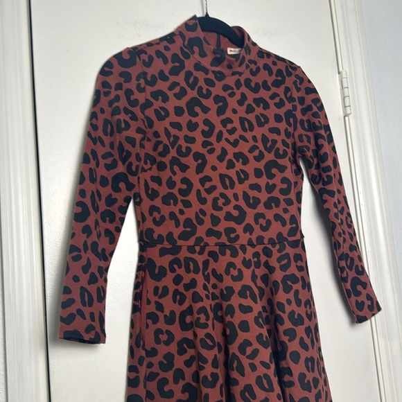 Marine Layer Leopard Print Mini Dress - Brown and Black - Picture 3 of 8